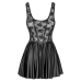Cottelli Collection Dress S - Lace Top & Matte Skirt, Elegant Black