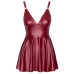 Cottelli PARTY Mini Dress Red S - Matte Look, Adjustable Straps