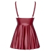Cottelli PARTY Mini Dress Red Matte Look, Adjustable Straps, Size M