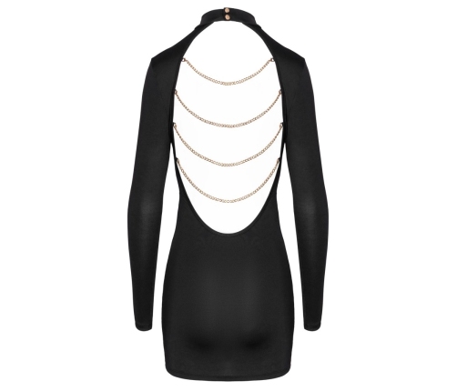 Cottelli PARTY Dress Chains XL Black - Back Chain Detail, Stretch Fit