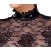 Noir Handmade Kink Royal Lace Midi Dress Black M - Powerwetlook Details