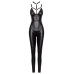 Cottelli Party Jumpsuit XL Matte Black with Adjustable Harness