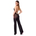 Noir Handmade Shimmering Cold Shoulder Jumpsuit XL Black