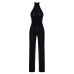 Noir Handmade Shimmering Cold Shoulder Jumpsuit XL Black