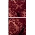 Noir Handmade Kink Royal Bodysuit Burgundy Red XL Velvet Print