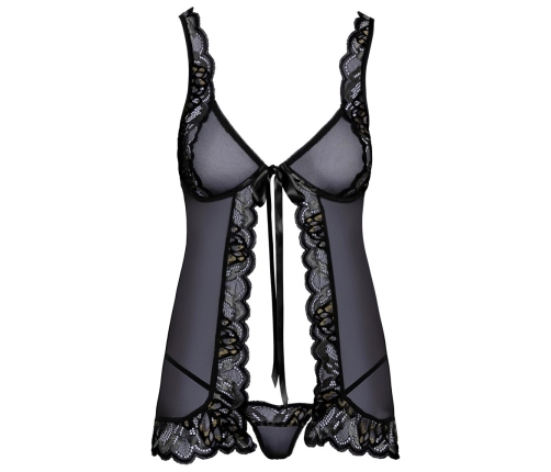 Kissable Babydoll & String Set S/M - Elegant Lace, Adjustable Fit