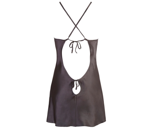 Satin Chemise Black L
