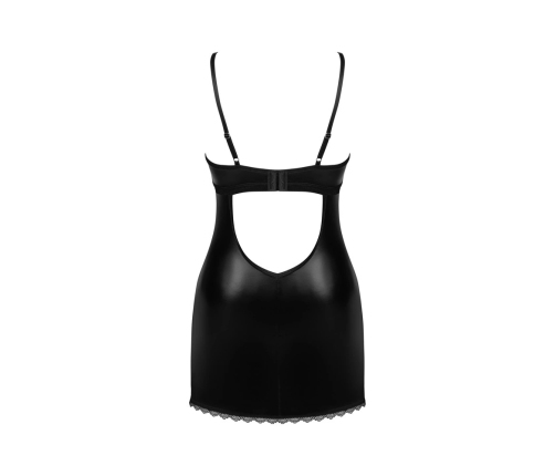 Obsessive Norides Dress XL/2XL - Elegant Black Lace & Shiny Finish