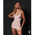 Obsessive Arrowel Chemise White 2XL/3XL Adjustable Lace Design