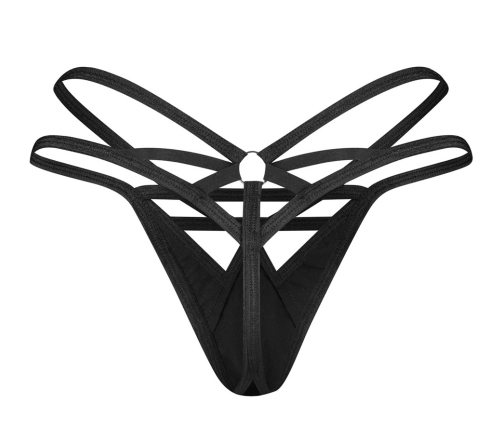 Obsessive Keira Lise L/XL Black Vinyl Intimate Straps Design