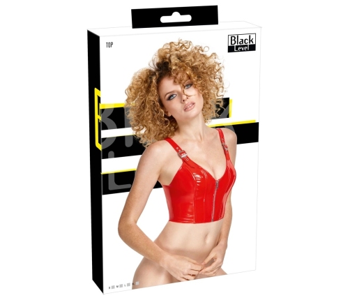 Vinyl Top Zip red L