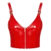 Vinyl Top Zip red L