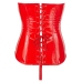 Vinyl Corset red S