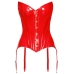 Vinyl Corset red S