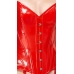Vinyl Corset red L