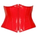 Vinyl Waist Cincher red S