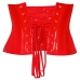 Vinyl Waist Cincher red XL