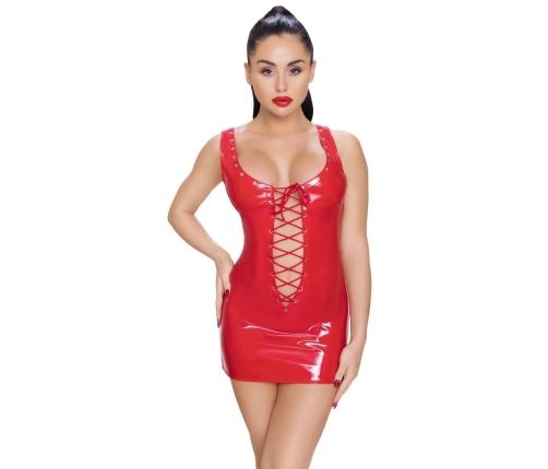 Vinyl Dress red 2XL