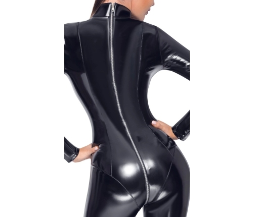 Vinyl Jumpsuit Black M