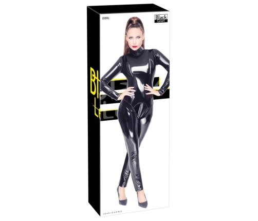 Vinyl Jumpsuit Black M
