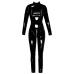 Vinyl Jumpsuit Black M