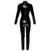 Vinyl Jumpsuit Black M