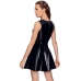 Vinyl Dress with Lace S