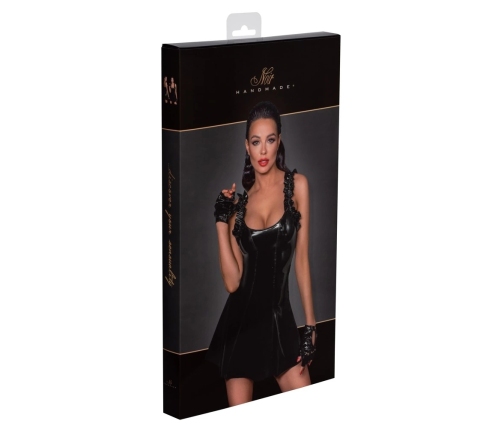 Noir Dress Ruffle S