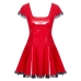 Vinyl Dress red M