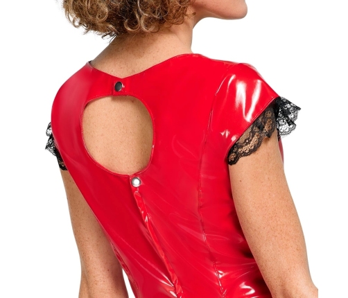 Vinyl Dress red XL