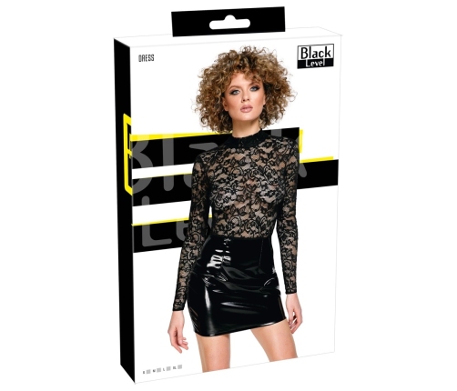 Vinyl Dress Lace M
