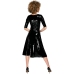 Vinyl Coat Dress L