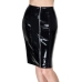 Vinyl Skirt Zip black L