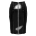 Vinyl Skirt Zip black L