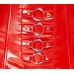 Vinyl Suspender Straps red M