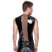 Black Level Sleeveless Vinyl Shirt XL - Bi-elastic, Mesh Panels