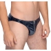Black Level Vinyl Briefs XL - Shiny 4-Way Stretch Black Underwear