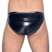 Black Level Vinyl Briefs XL - Shiny 4-Way Stretch Black Underwear