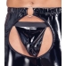 Black Level Men's Vinyl Chaps S Shiny Anatomic Design Black