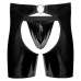 Black Level Men's Vinyl Chaps S Shiny Anatomic Design Black