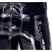 Black Level Men's Vinyl Shorts 2XL with Padded Zip and Side Pockets