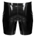 Black Level Vinyl Shorts 3XL - Shiny Stretch Fit with Side Pockets