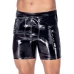 Black Level Vinyl Shorts 3XL - Shiny Stretch Fit with Side Pockets