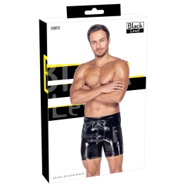 Black Level Vinyl Shorts 3XL - Shiny Stretch Fit with Side Pockets Black Level Vinyl Shorts 3XL - Shiny Stretch Fit with Side Pockets
