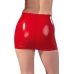 Latex Mini Skirt red M