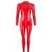 Latex Catsuit red M