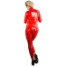 Latex Catsuit red M