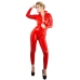 Latex Catsuit red L