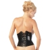 Latex Waist Cincher black S