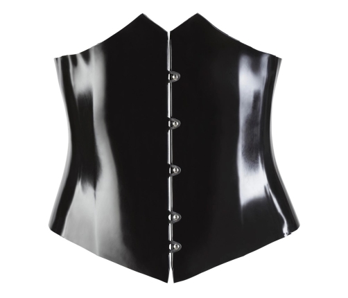 Latex Waist Cincher black S